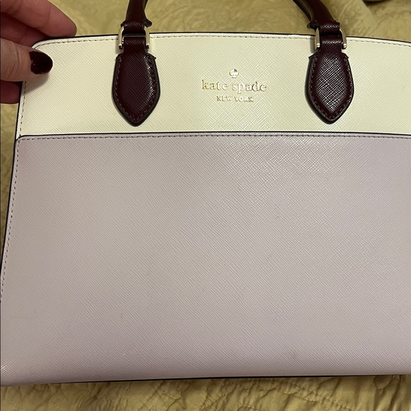 Kate Spade Cream and Light Pink Satchel - Picture 9 of 9